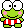 pixel art of Keroppi