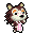 Pixel art of able from animal crossing